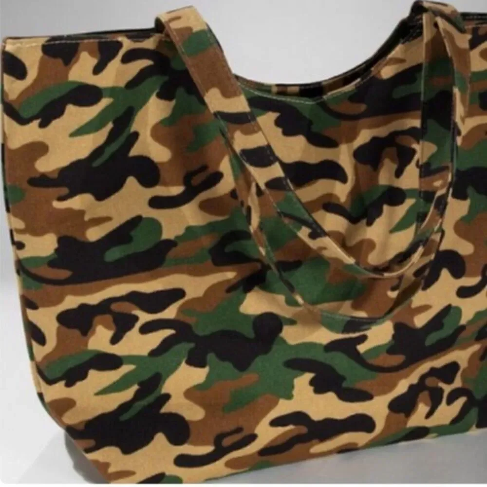 Camo Tote  Bag‎